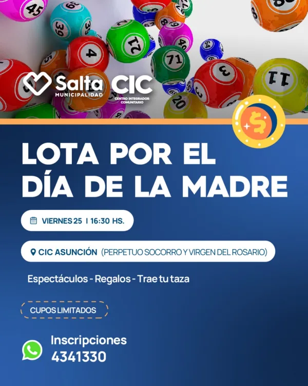 LOTA POR EL DIA DE LA MADRE