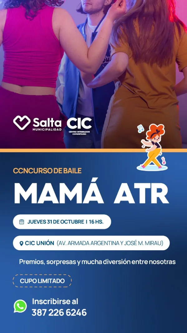 CONCURSO DE BAILE MAMÁ ATR