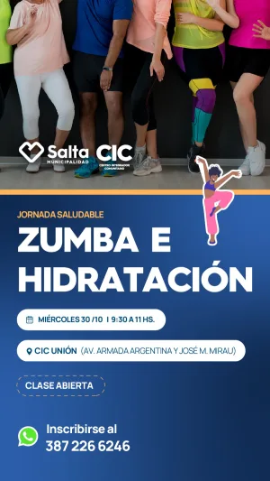 Jornada Saludable ZUMBA E HIDRATACIÓN