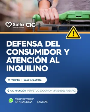 DEFENSA DEL CONSUMIDOR Y ATENCION AL INQUILINO. - CIC ASUNCION.