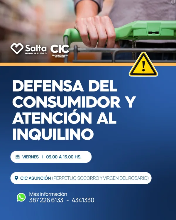 DEFENSA DEL CONSUMIDOR Y ATENCION AL INQUILINO. - CIC ASUNCION.