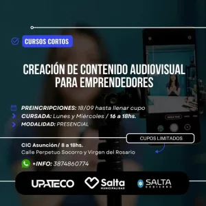 CREACION DE CONTENIDOS AUDIOVISUALES PARA EMPRENDEDORES