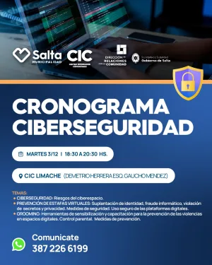 CRONOGRAMA CIBERSEGURIDAD - CIC LIMACHE