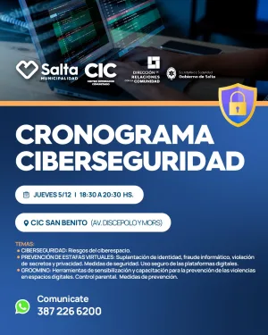 CRONOGRAMA DE CIBERSEGURIDAD