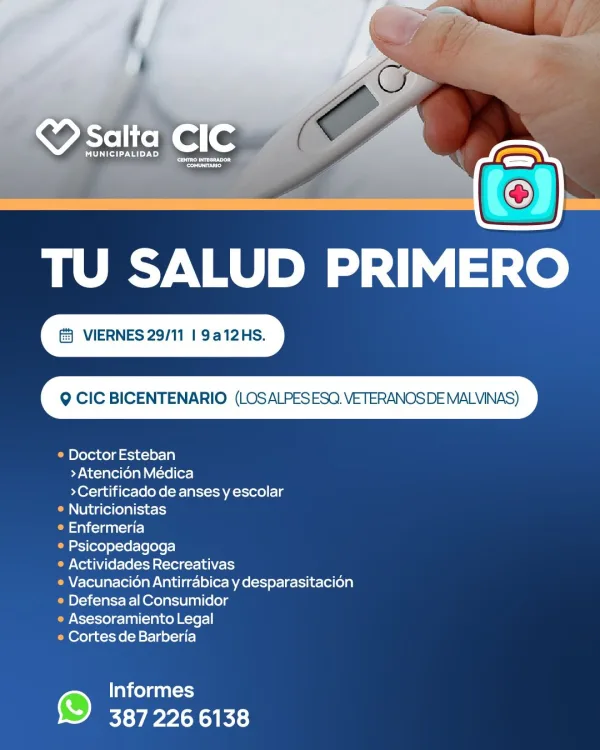TU SALUD PRIMERO❤‍