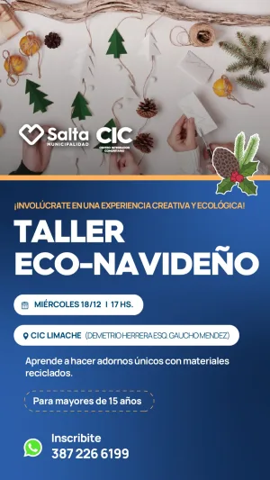 TALLER ECO - NAVIDEÑO - CIC LIMACHE