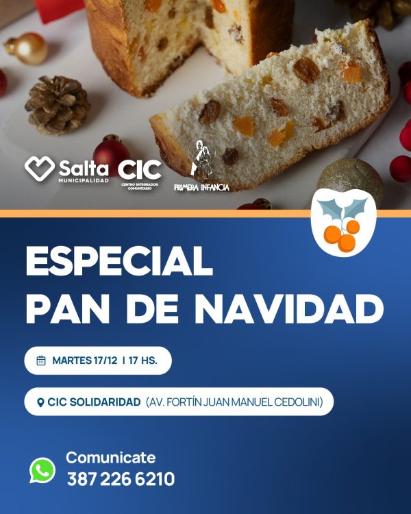 ESPECIAL PAN DE NAVIDAD. CIC DE SOLIDARIDAD