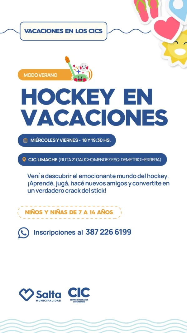 HOCKEY EN VACACIONES - CIC LIMACHE