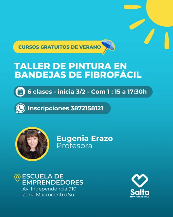 Taller de pintura en bandejas de fibrofácil (Comisión 1) - Inicia 3/02/25