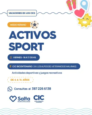 MODO VERANO EN CIC BICENTENARIO☀