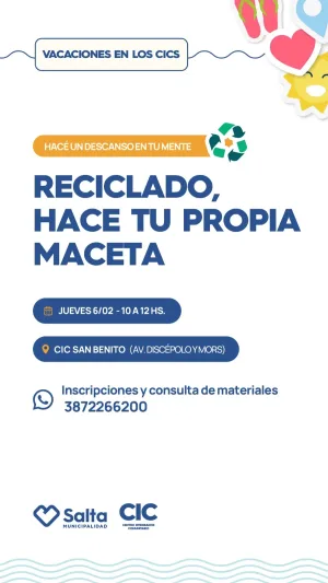 RECICLADO -HACE  TU PROPIA MACETA