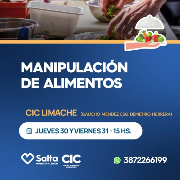 MANIPULACION DE ALIMENTOS - CIC LIMACHE