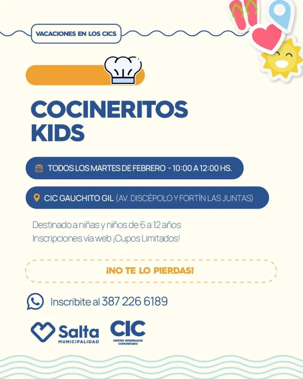 Cocinerito kids- CIC Gauchito Gil