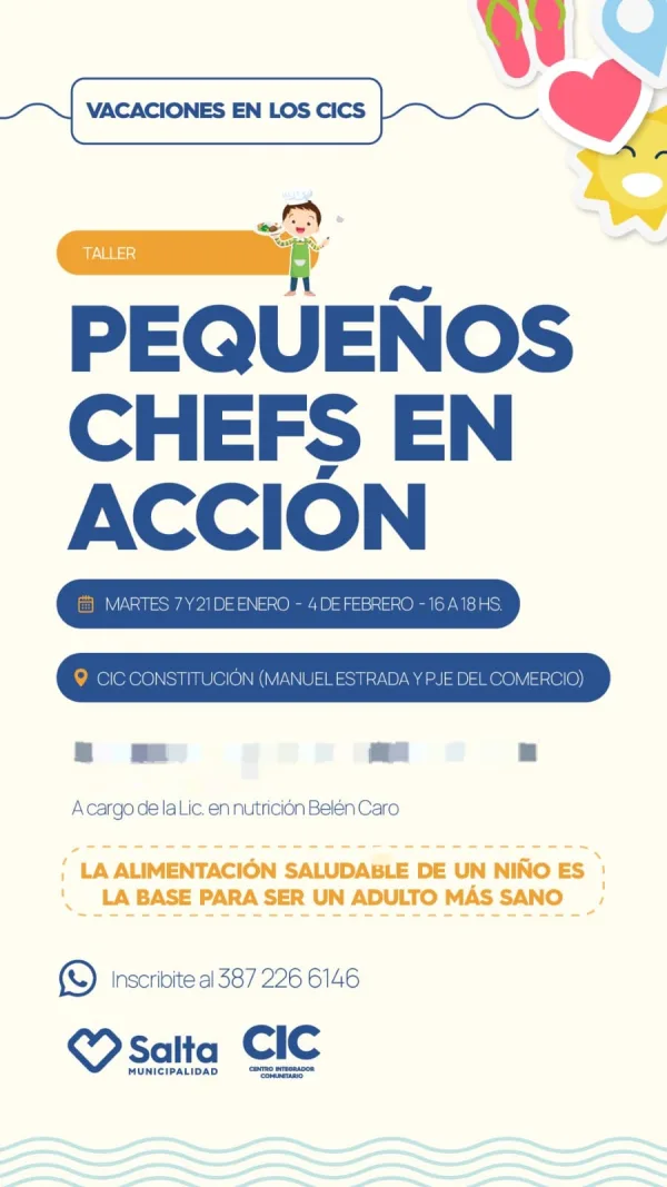 PEQUEÑOS CHEF - CIC B° CONSTITUCION