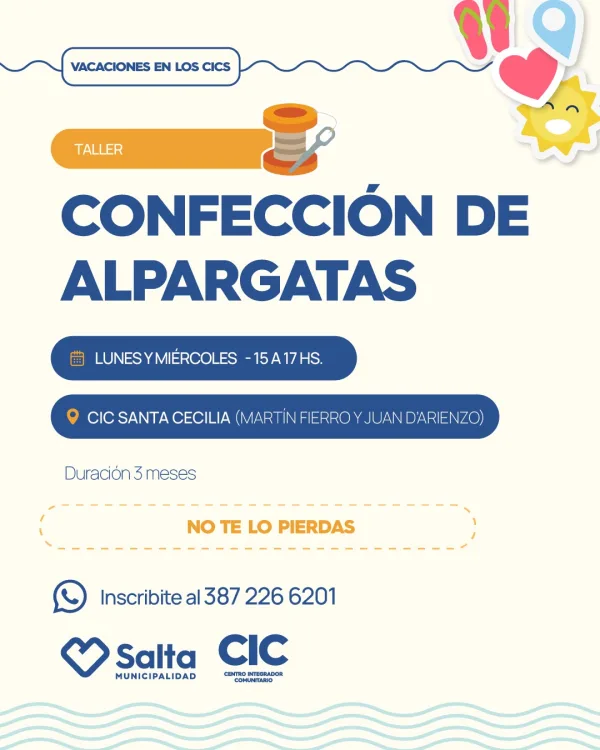 CONFECCION DE ALPARGATAS