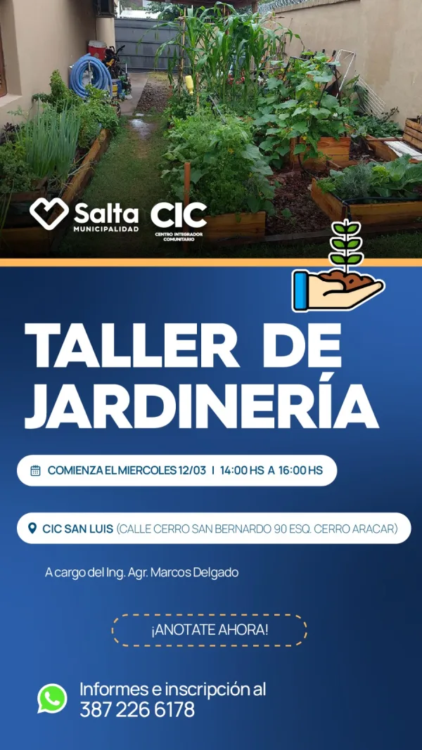 TALLER DE JARDINERÍA