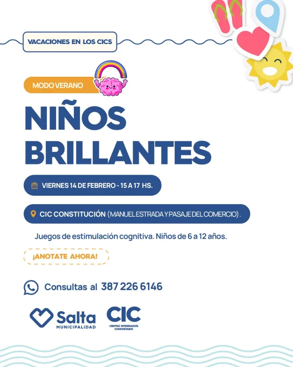 NIÑOS BRILLANTES -CIC B° CONSTITUCION