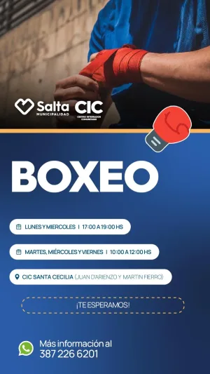BOXEO EN EL CIC.SANTA CECILIA