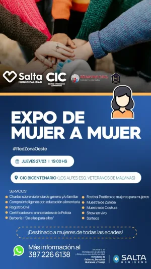 EXPO DE MUJER A MUJER #RedZonaOeste