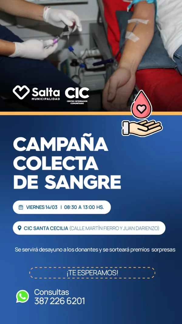 CAMPAÑA COLECTA DE SANGRE