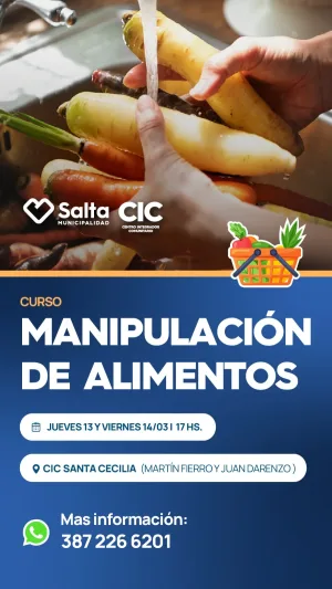 MANIPULACION DE ALIMENTOS EN EL CIC. SANTA CECILIA