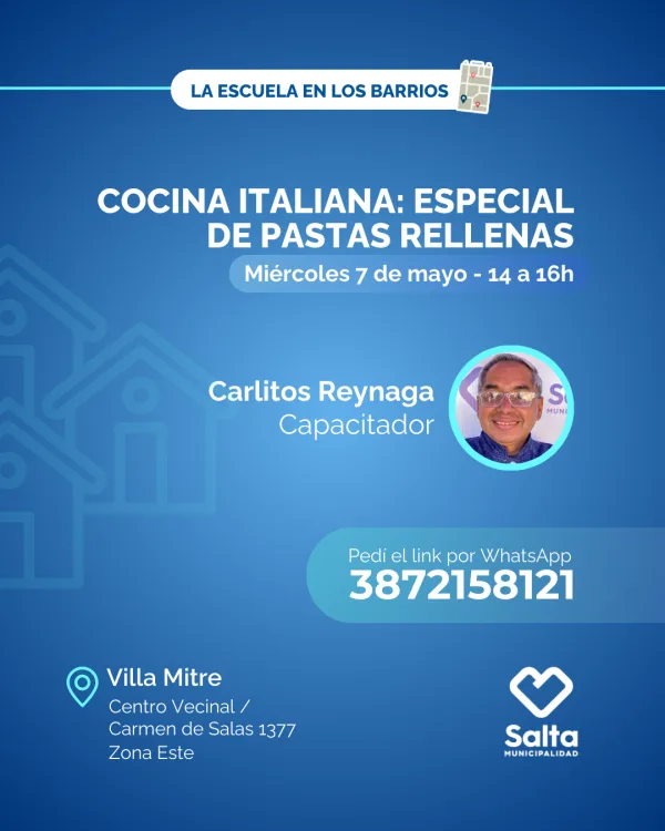Cocina italiana: especial de pastas rellenas - 07/05/25