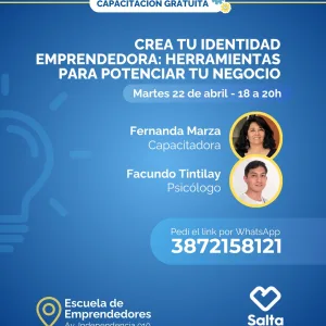 Crea tu identidad emprendedora: herramientas para potenciar tu negocio  - 22/04/25