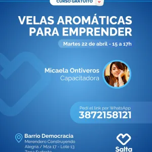 Velas aromáticas para emprender - 22/04/25