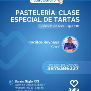 Pastelería: clase especial de tartas - 21/04/25