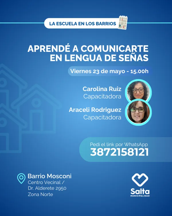 Aprendé a comunicarte en lengua de señas - 23/05/25