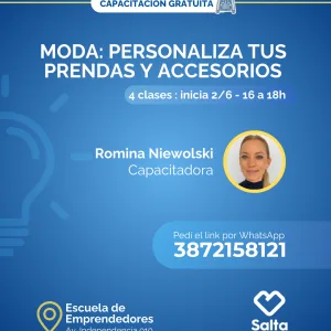 Moda: personaliza tus prendas y accesorios (Comisión 1) - 02/06/25