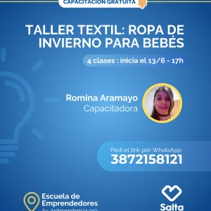 Taller textil: ropa de invierno para bebés - 13/06/25