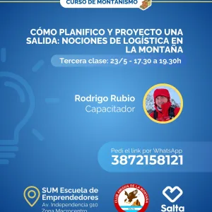 Cómo planifico y proyecto una salida: nociones de la logística en la montaña - 23/05/25