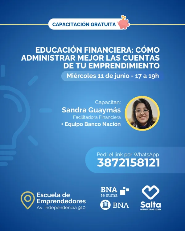 Educación financiera: cómo administrar mejor las cuentas de tu emprendimiento - 11/06/25