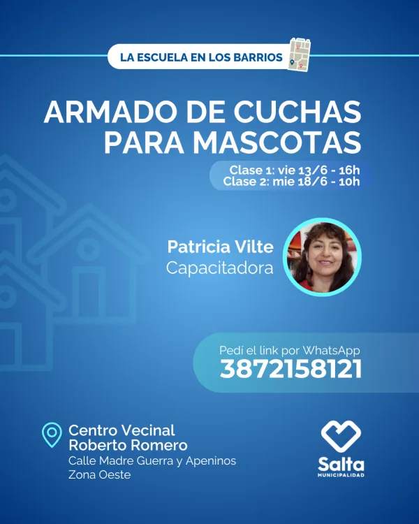 Armado de cuchas para mascotas - 13/06/25