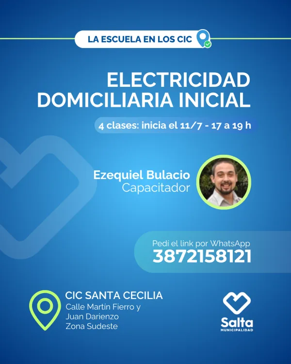 Electricidad domiciliaria inicial - 11/07/25