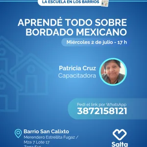 Aprendé todo sobre bordado mexicano - 02/07/25