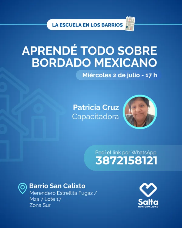 Aprendé todo sobre bordado mexicano - 02/07/25