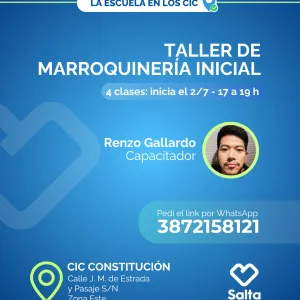 Taller de marroquinería inicial - 02/07/25