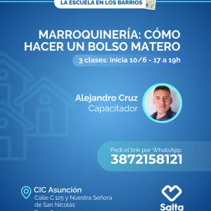 Marroquinería: cómo hacer un bolso matero - 10/06/25