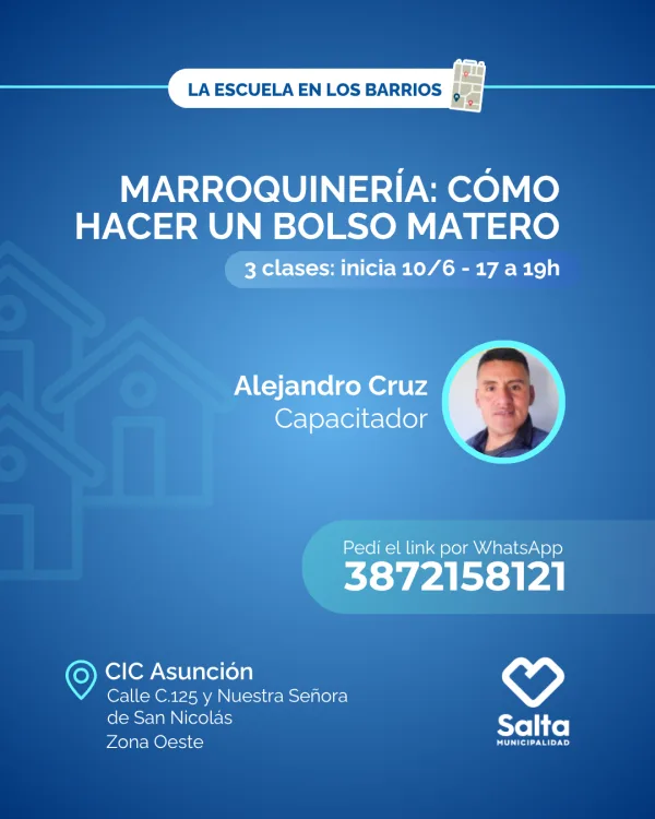 Marroquinería: cómo hacer un bolso matero - 10/06/25