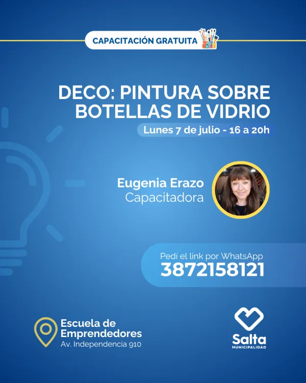 Deco: pintura sobre botellas de vidrio - 07/07/25