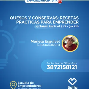 Quesos y conservas: recetas prácticas para emprende - 07/07/25