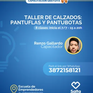 Taller de calzados: pantuflas y pantubotas - 07/07/25