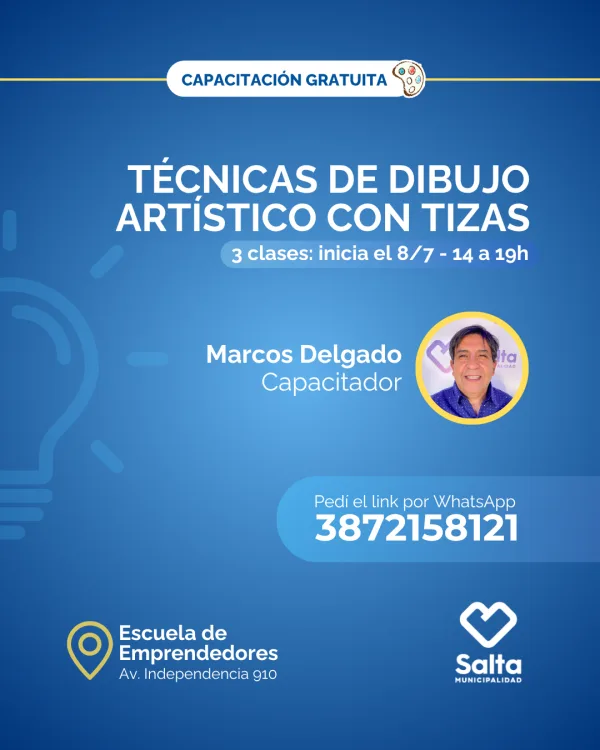 Técnicas de dibujo artístico con tizas - 08/07/25