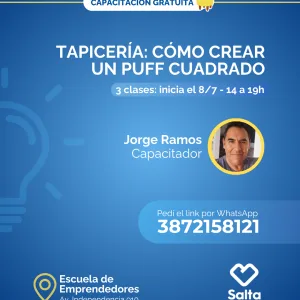 Tapicería: cómo crear un puff cuadrado - 08/07/25