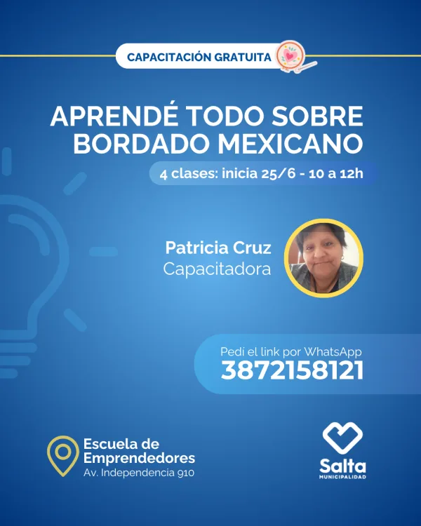Aprendé todo sobre bordado mexicano - 25/06/25