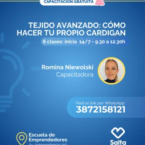 Tejido avanzado: como hacer tu propio cárdigan - 14/07/25