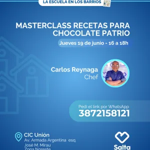 Masterclass recetas para chocolate patrio - 19/06/25