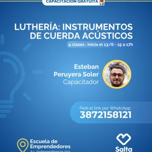 Luthería: instrumentos de cuerda acústicos (reparación y mantenimiento) - 13/06/25